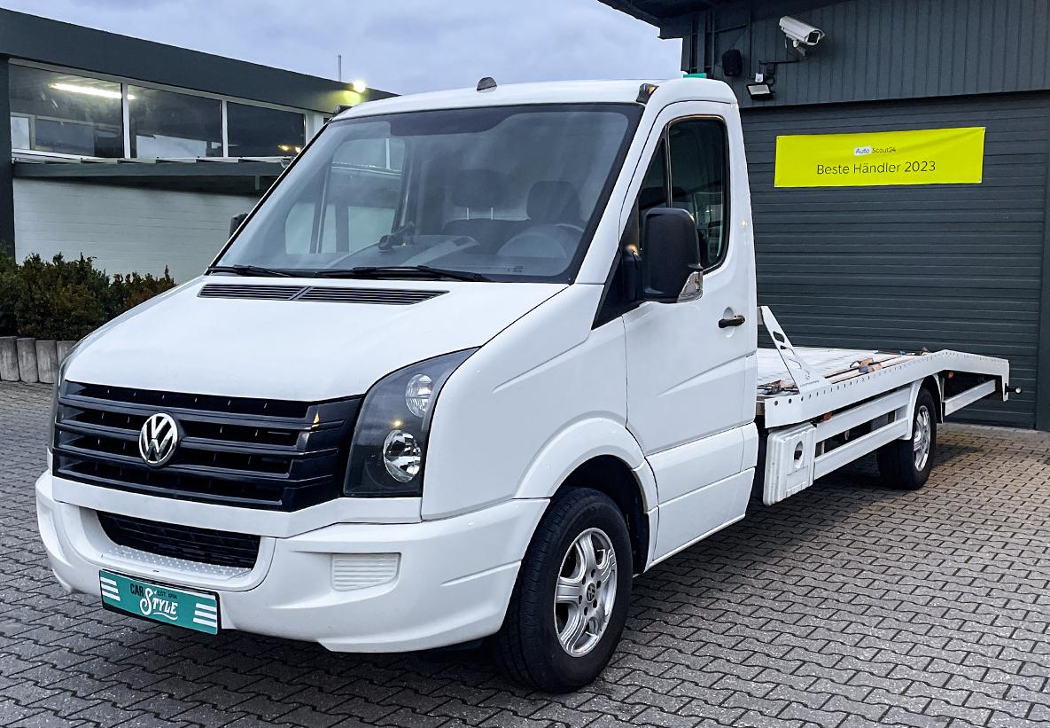 Volkswagen Crafter Pritsche Autotransporter KLIMA AHK